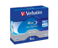 VERBATIM 50GB 6x BluRay Dual Layer BOX 5szt. - 63745 - zdjęcie 1
